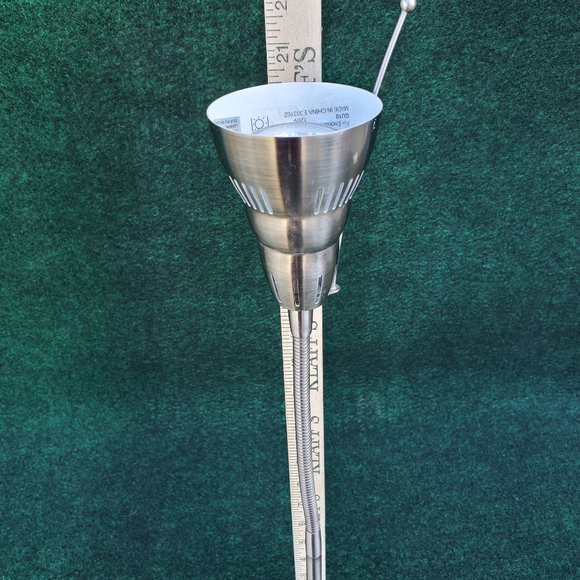 VTG Stainless Steel Flexible Desk or Shop Lamp, 20in Height MCM EUC - Picture 4 of 11